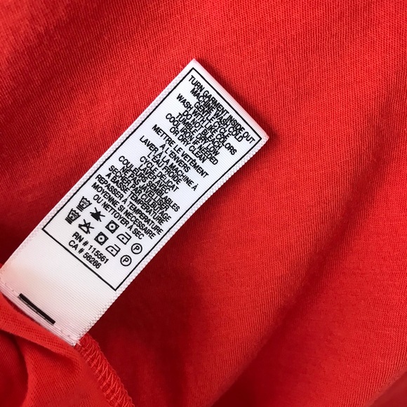 7 FAM tie front orange T-shirt - Picture 4 of 8